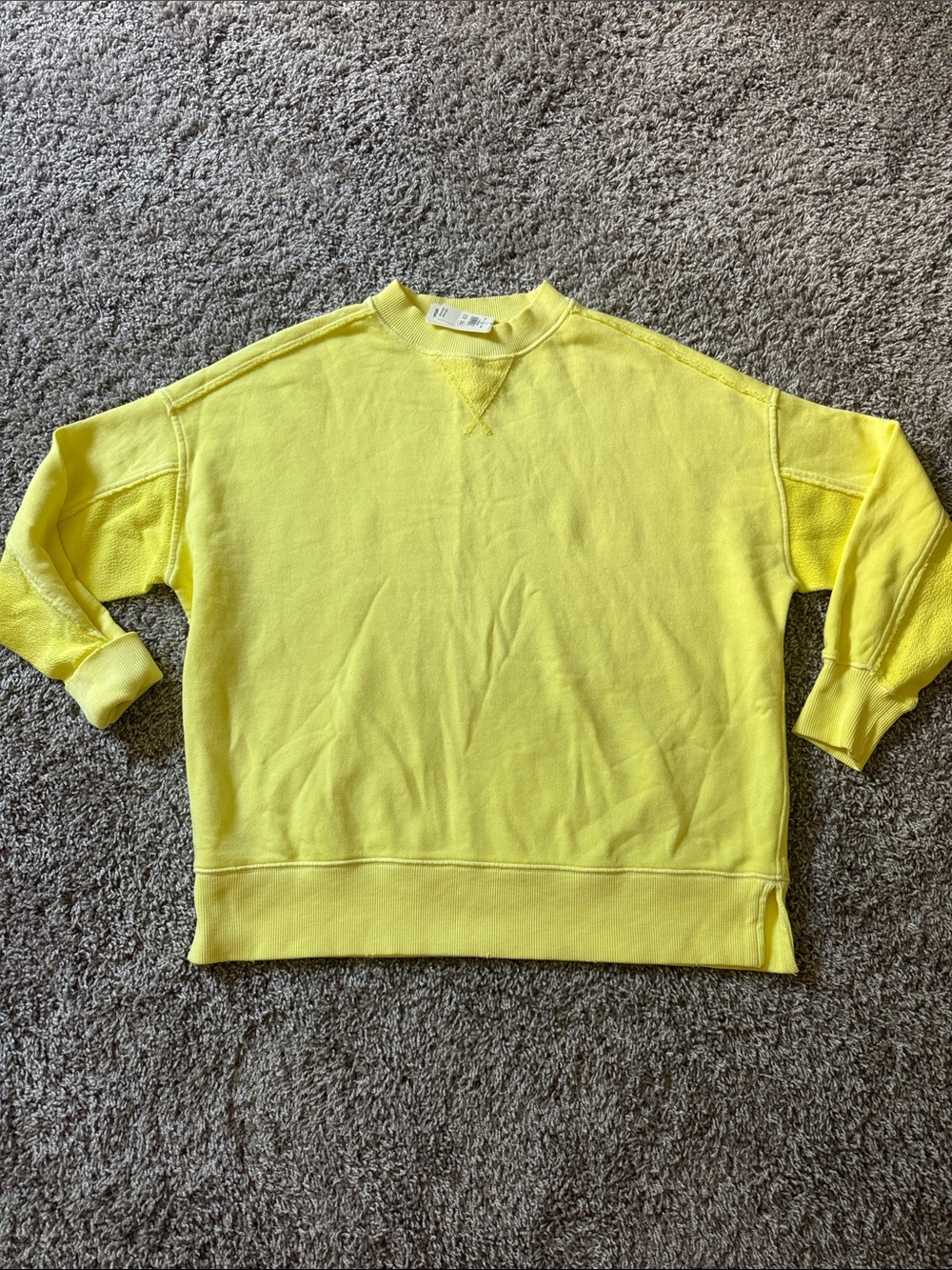 Aerie Bright Yellow Crewneck Sweatshirt - Size XS - NWT